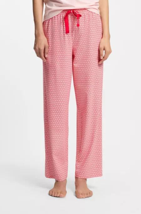 Stretch-jersey pyjama bottoms with all-over print