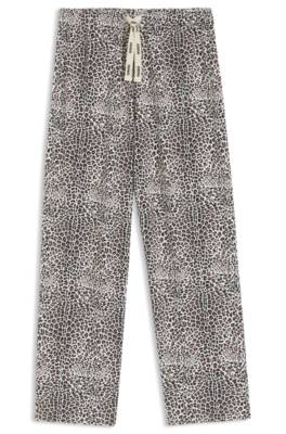 Hugo Printed pyjama bottoms in stretch modal and cotton byxor dam – bild 4