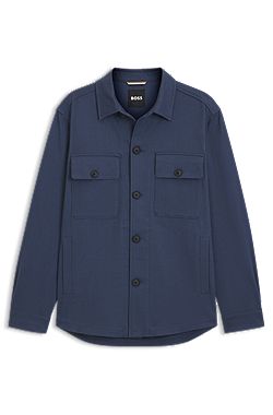 Relaxed-Fit Overshirt aus Stretch-Baumwolle mit Twill-Struktur