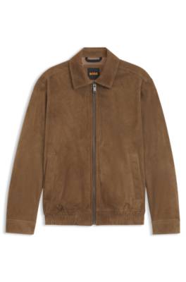 Blouson jacket in soft suede 1