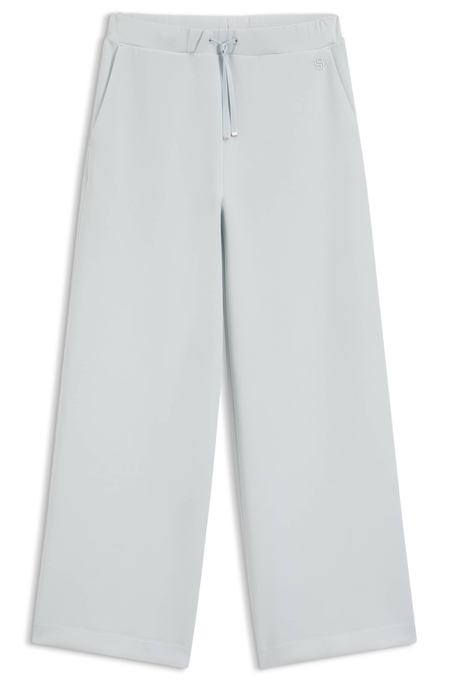 Boss Relaxed-fit tracksuit bottoms with Double B monogram byxor dam – bild 4