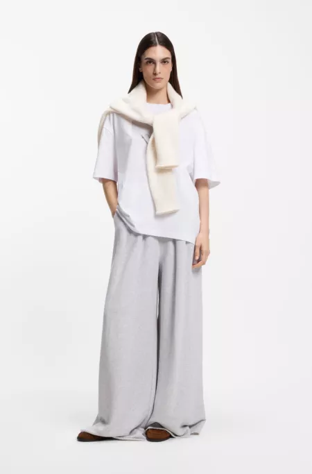 Stretch-cotton T-shirt with ballet artwork