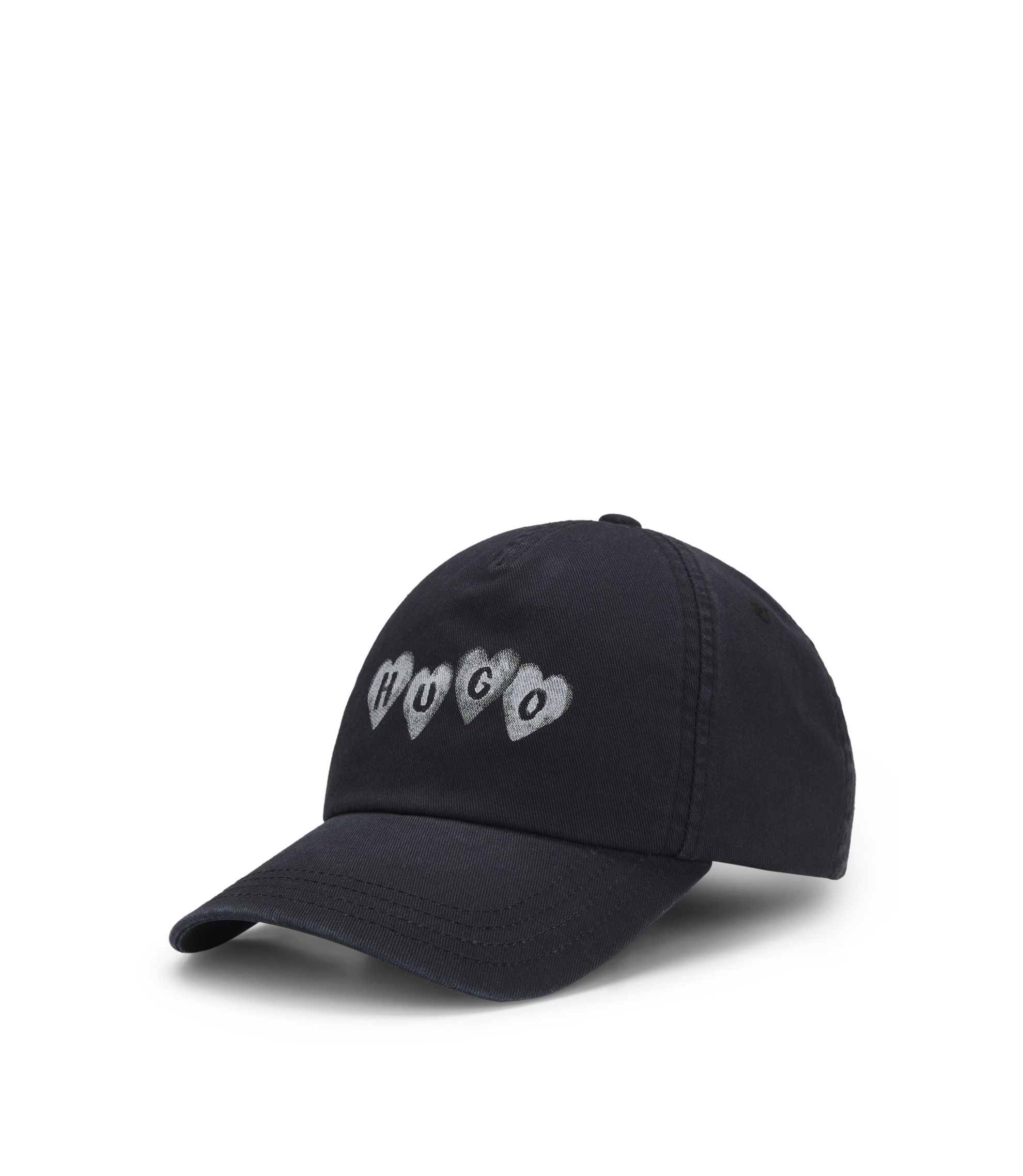 Cap aus Baumwoll-Twill mit Herz-Logo