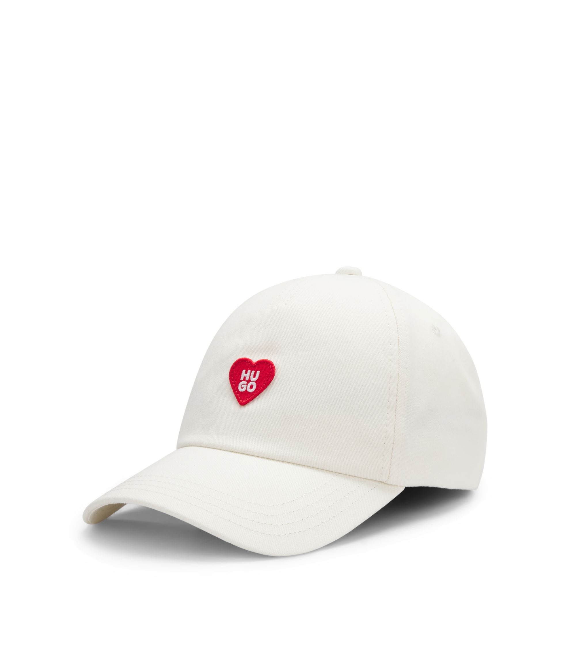 Cap aus Baumwoll-Twill mit Herz-Logo