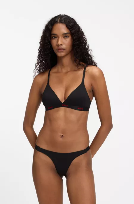Soutien-gorge triangle en coton stretch