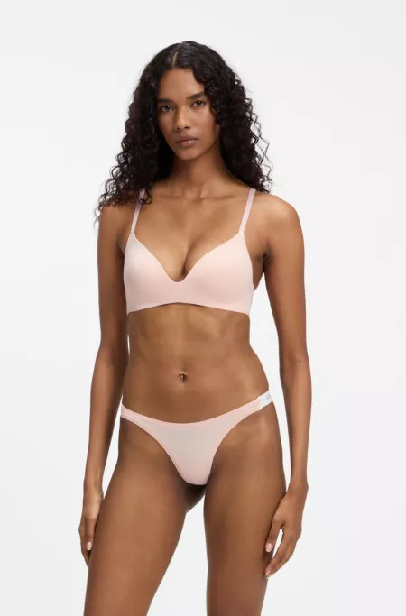 String en coton stretch avec taille logotée