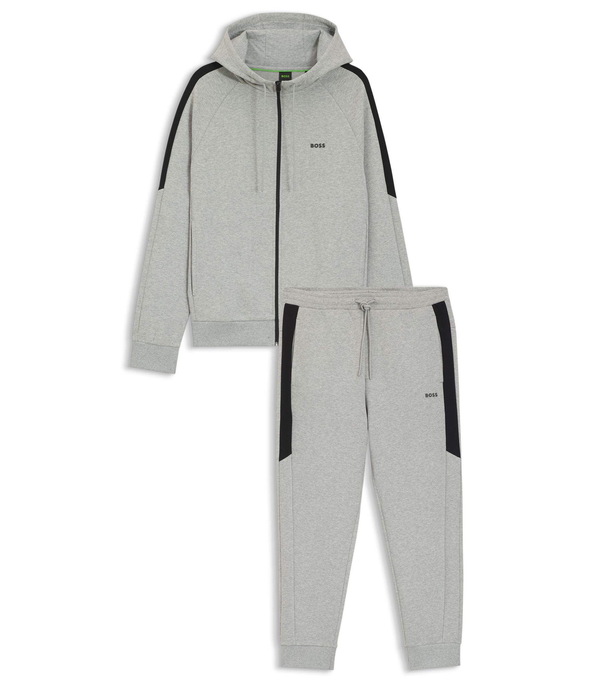 BOSS - ストレッチコットン トラックスーツセット コントラスト