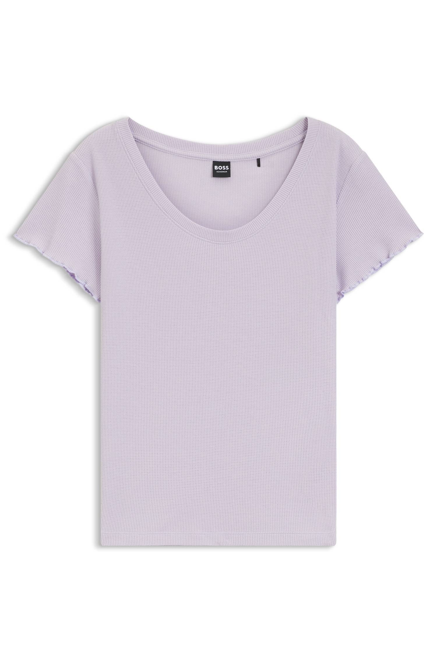 Boss Cosy Waffle_T-Shirt dam – bild 10