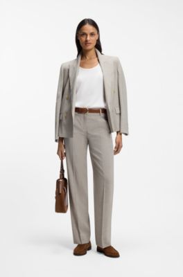 &Auml;rmelloses Top aus Stretch-Seide, Wei&szlig;