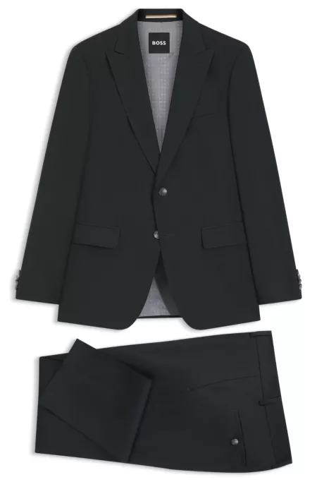 Costume Slim deux pièces en laine mélangée