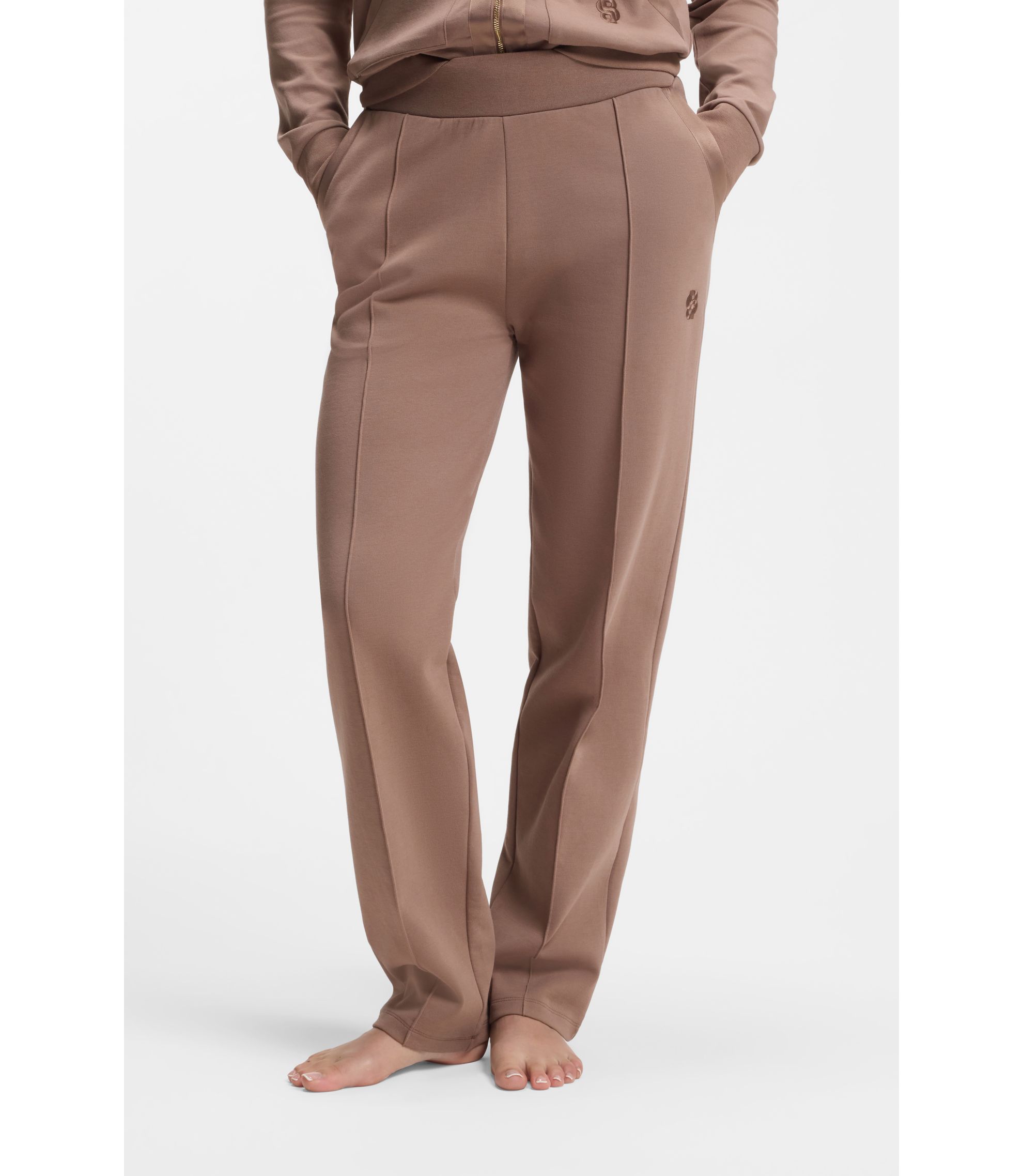 Jogginghose aus Baumwoll-Mix mit Double-B-Monogramm