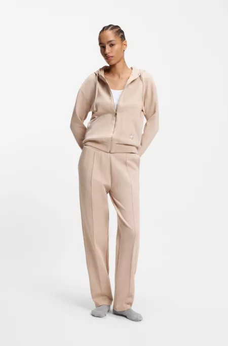 Cotton-blend tracksuit bottoms with Double B monogram