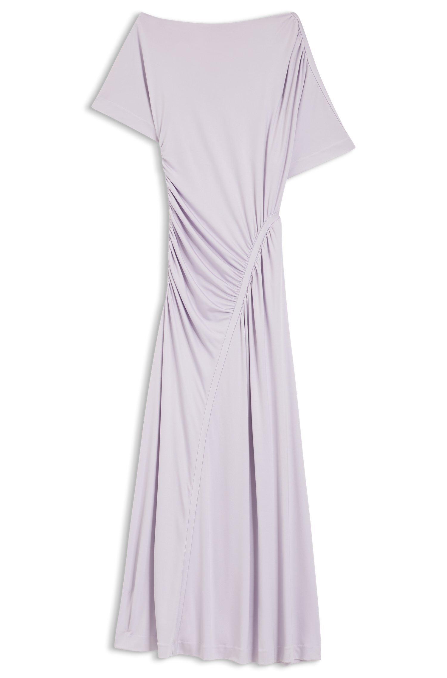 Boss Slim-fit dress with gathered details klänningar dam – bild 3