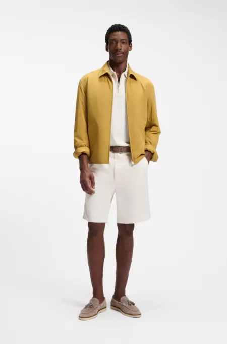 Relaxed-fit shorts in cotton twill