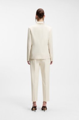 Boss Regular-fit blazer in stretch cotton dam – bild 2