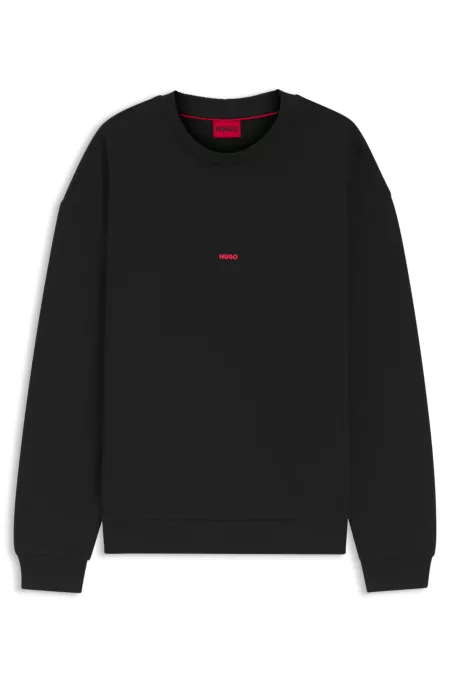 Relaxed-fit sweatshirt in cotton terry with dog artwork