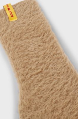 BOSS x Steiff all-gender teddy socks, Beige