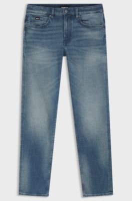 Delaware slim-fit jeans in blue lightweight denim, Blue