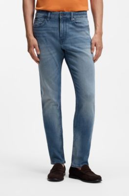 Delaware slim-fit jeans in blue lightweight denim, Blue