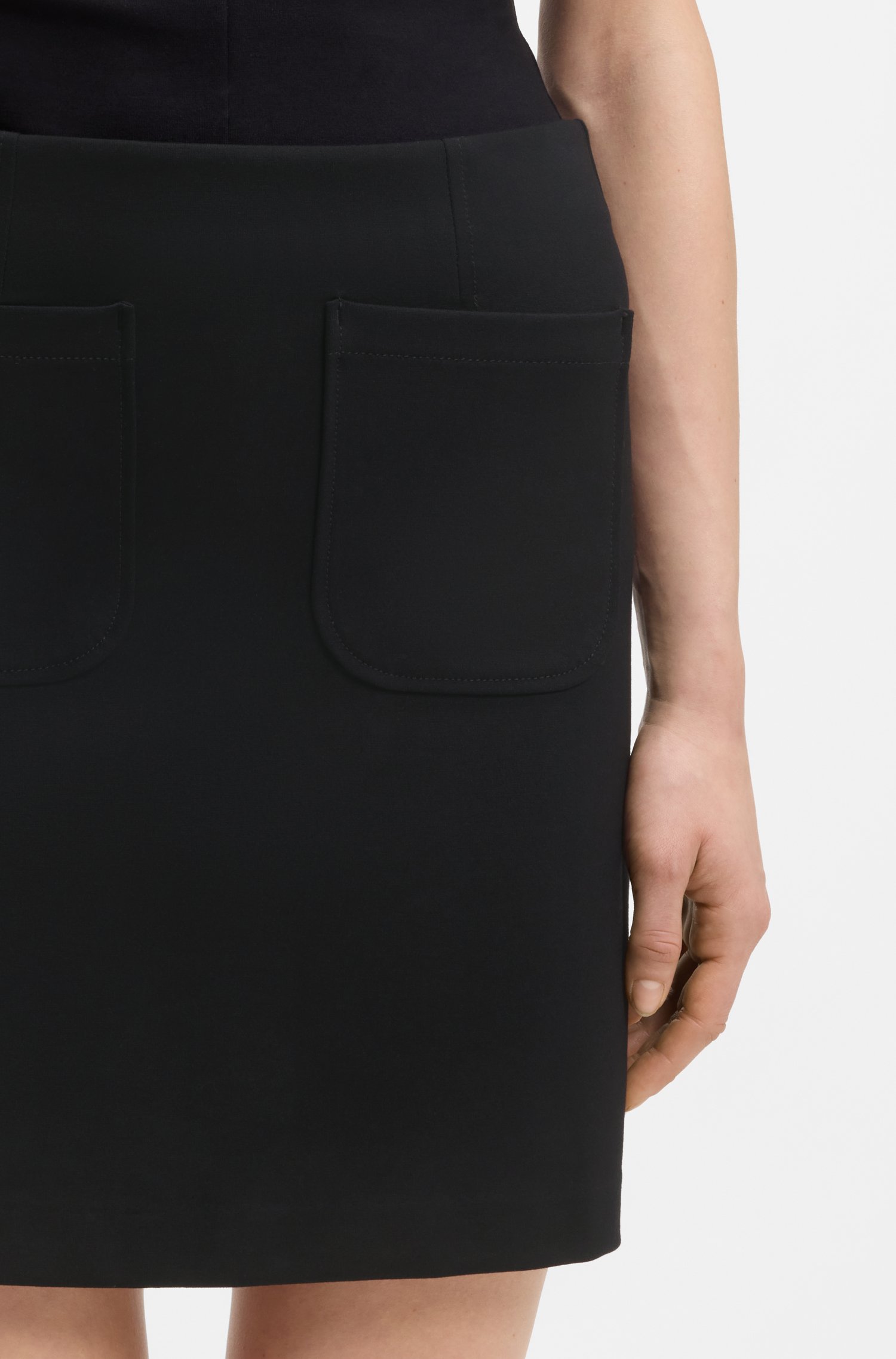 Hugo Punto Milano jersey mini skirt with front pockets kjolar dam – bild 3
