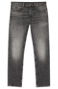 Delaware slim-fit jeans in black stretch denim