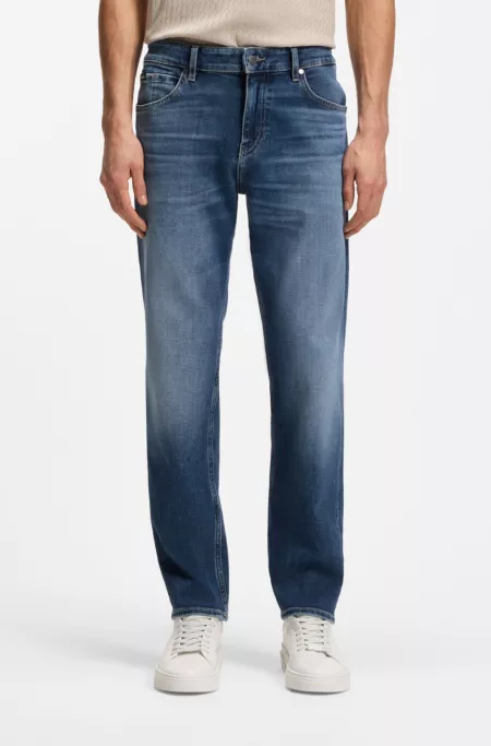 Maine regular-fit jeans in super-soft stretch denim