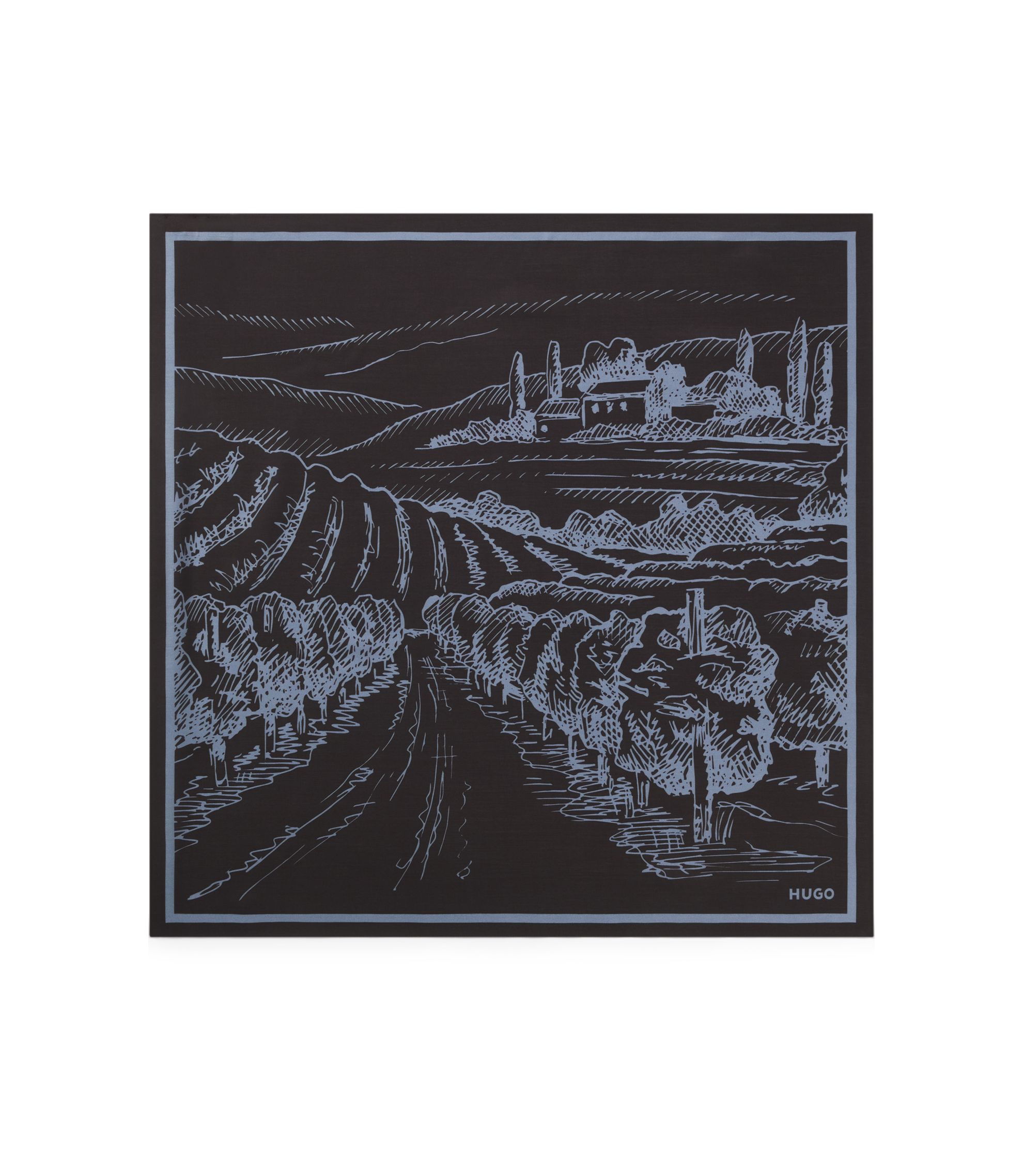 Bandana mit Landschafts-Print