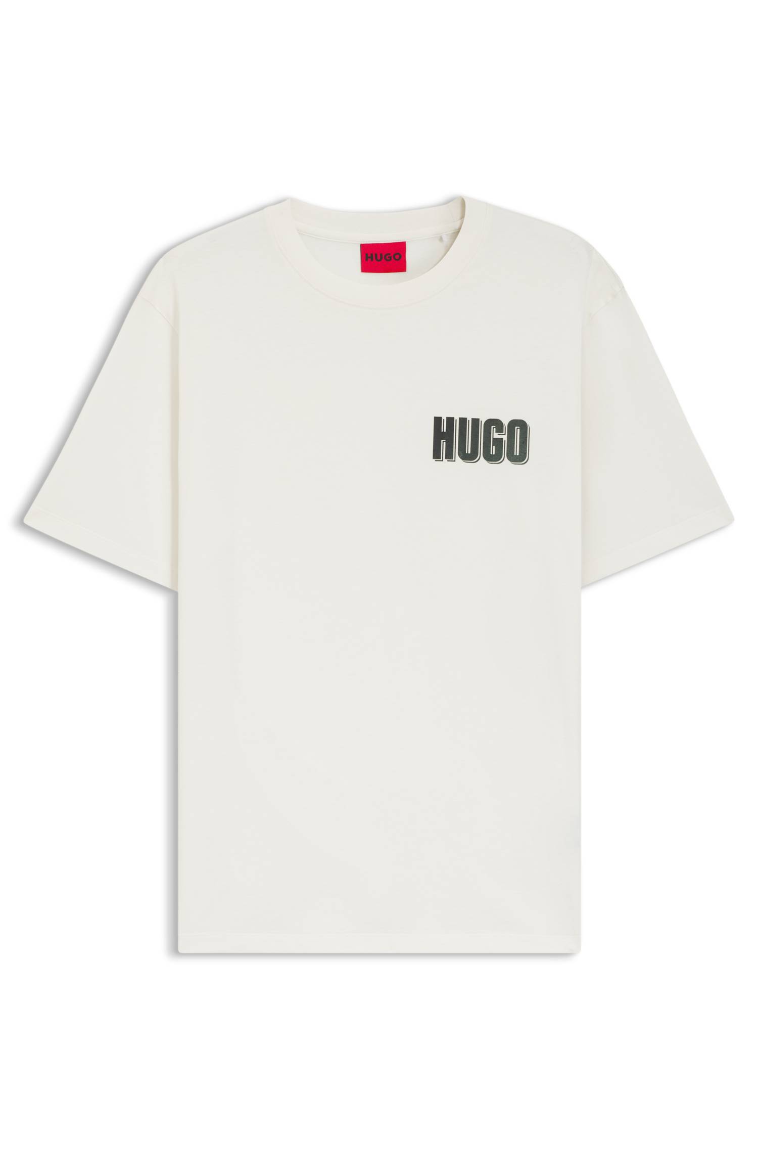 Hugo T-shirt 'Derlyns' beige / orangeröd herr – bild 5