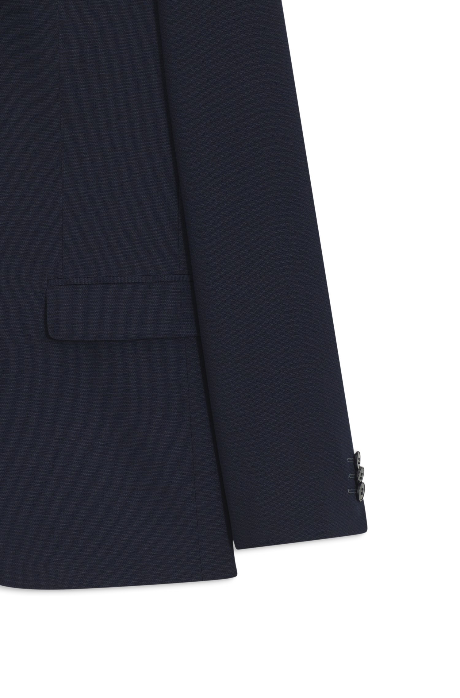 Hugo Three-piece extra-slim-fit suit in stretch dobby kostymer herr – bild 3