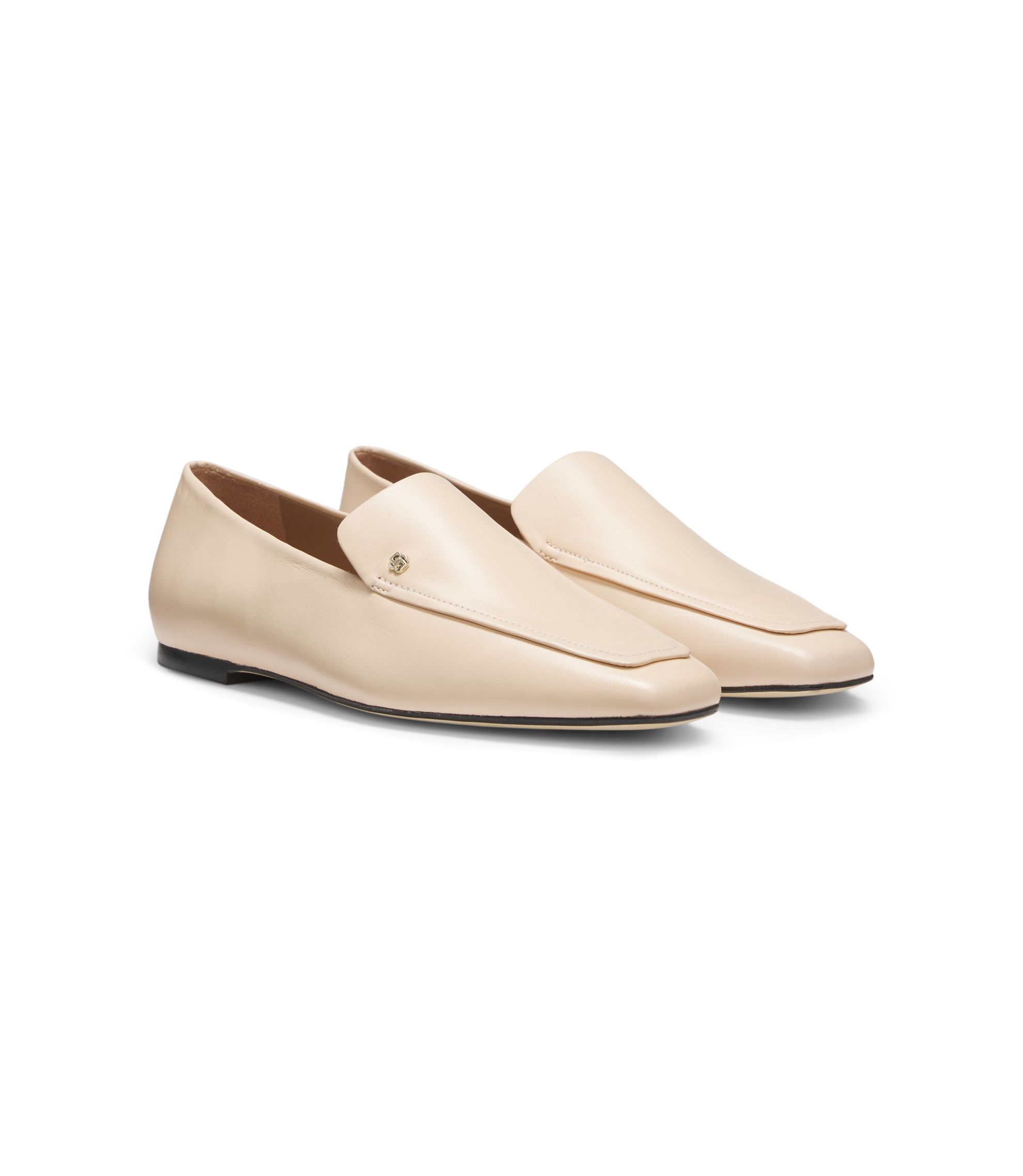 Loafer aus Leder mit Double-B-Monogramm