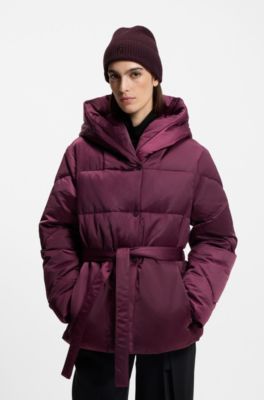 M&ouml;ssa i ull och kashmir med Double B-monogram , Bordeaux