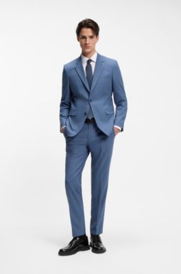 Scarpe derby in pelle con suola in gomma, Nero