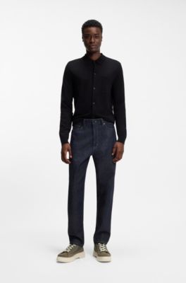 Hybrid boots in suede and canvas, Khaki