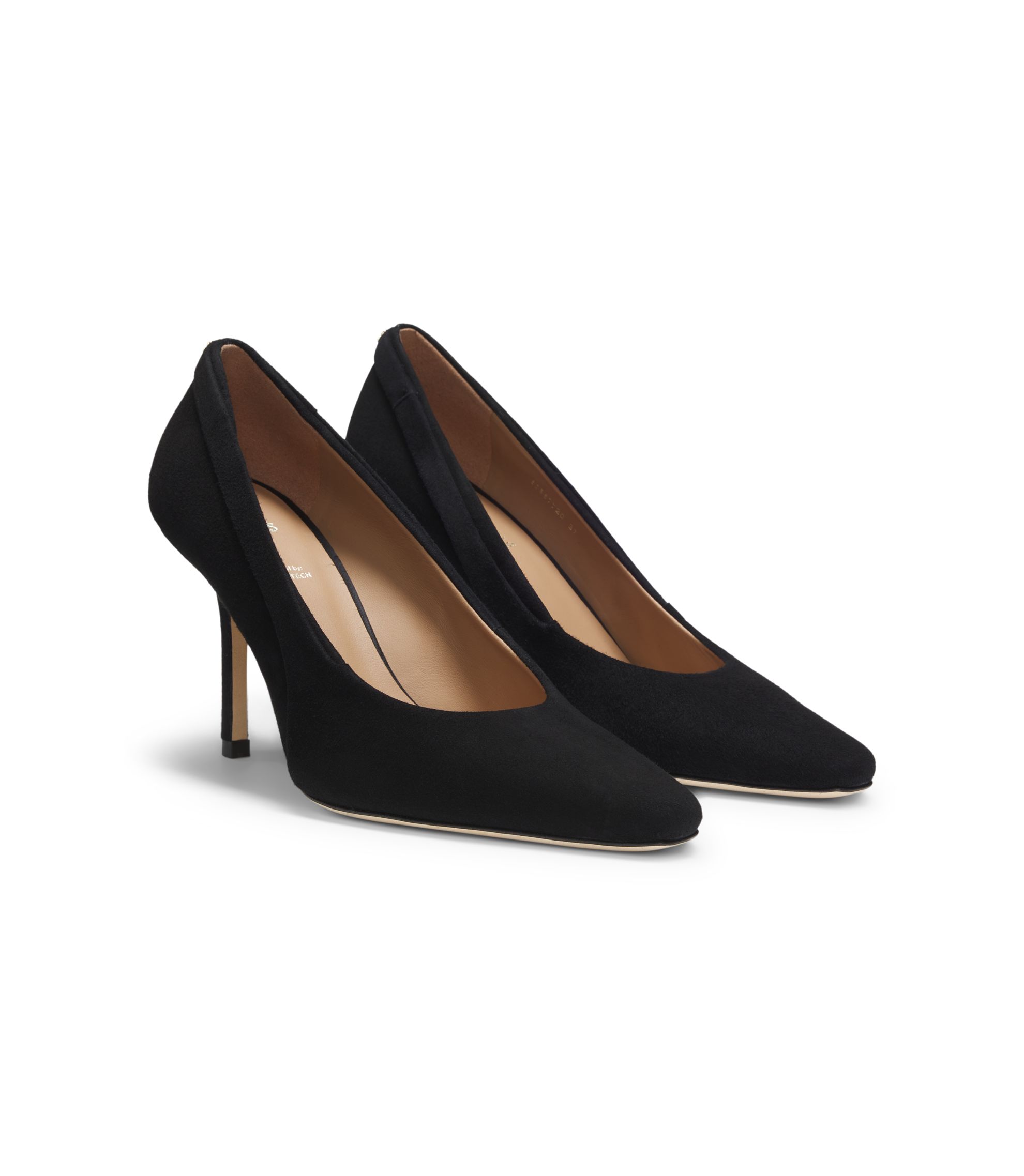 Pumps aus Veloursleder mit komfortabler Innensohle