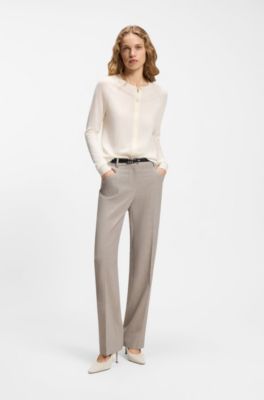 Suede pumps with comfort insole, Light Beige