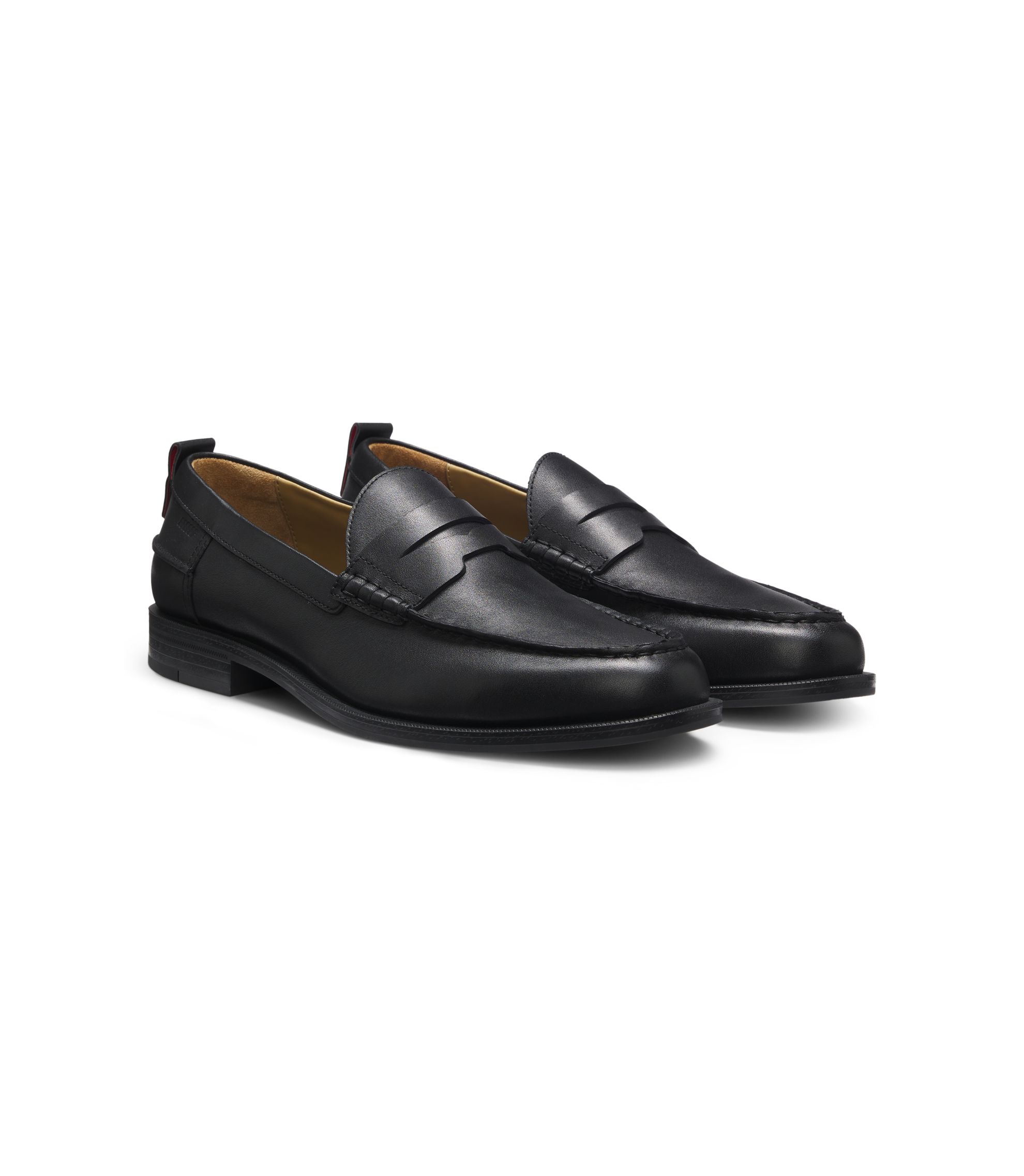 Loafer aus Leder mit Pennyloafer-Besatz