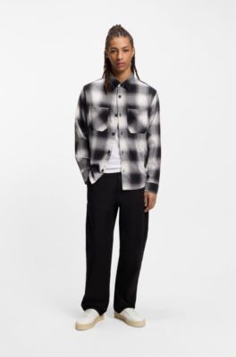 Leren derbyschoenen met rubberen cr&ecirc;pezool, Wit