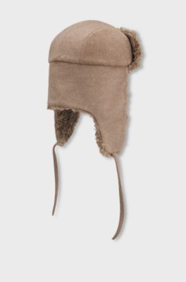 BOSS x Steiff hat with teddy trims, Light Brown