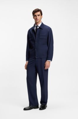 Mocassini in pelle con tomaia in pelle di coccodrillo, Nero