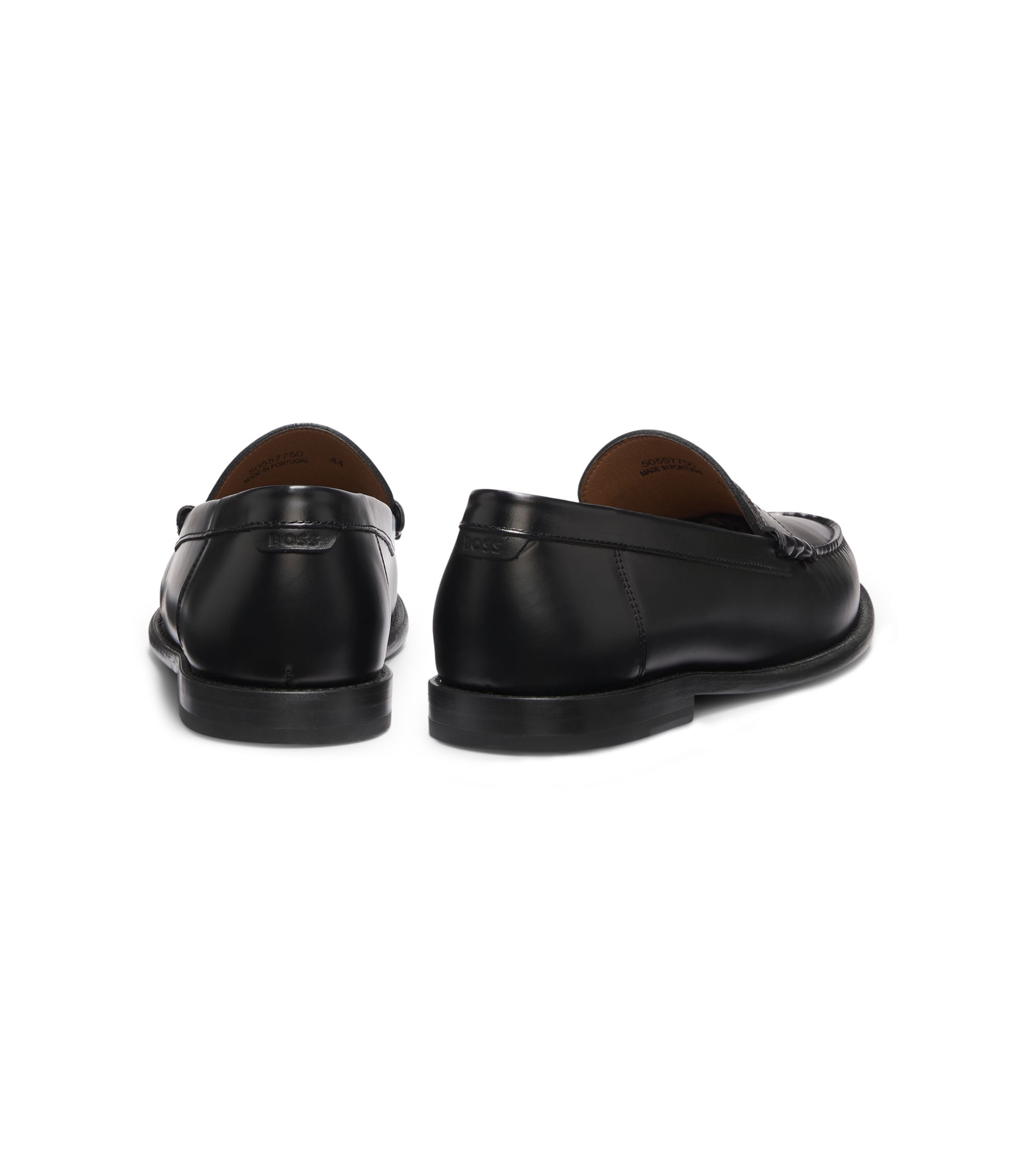 HUGO ブラッシュオフレザー ローファー 26cm ◇送料・関税込み◇PRADA ブラッシュドレザーローファー (PRADA