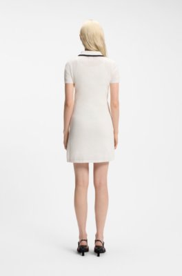 Cotton dress with polo collar 2