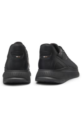 TTNM EVO-sneakers met monogramjacquard, Zwart