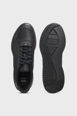 Sneakers TTNM EVO con jacquard monogramma, Nero