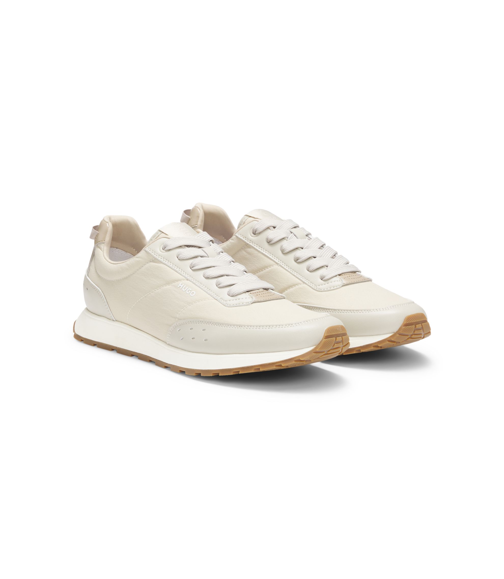 Sneakers im Laufschuh-Stil mit Zickzack-Detail