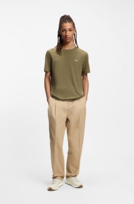 Running-inspired trainers with zigzag detailing, Light Beige