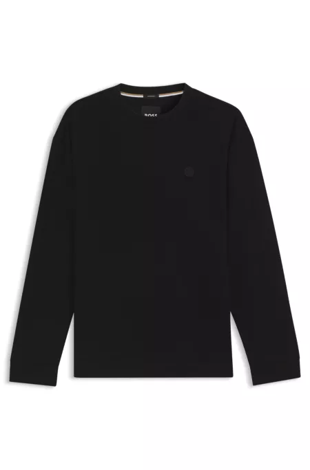 Mercerised-cotton T-shirt with Double B monogram
