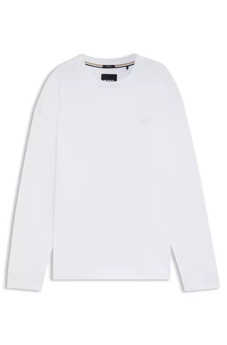 Mercerised-cotton T-shirt with Double B monogram