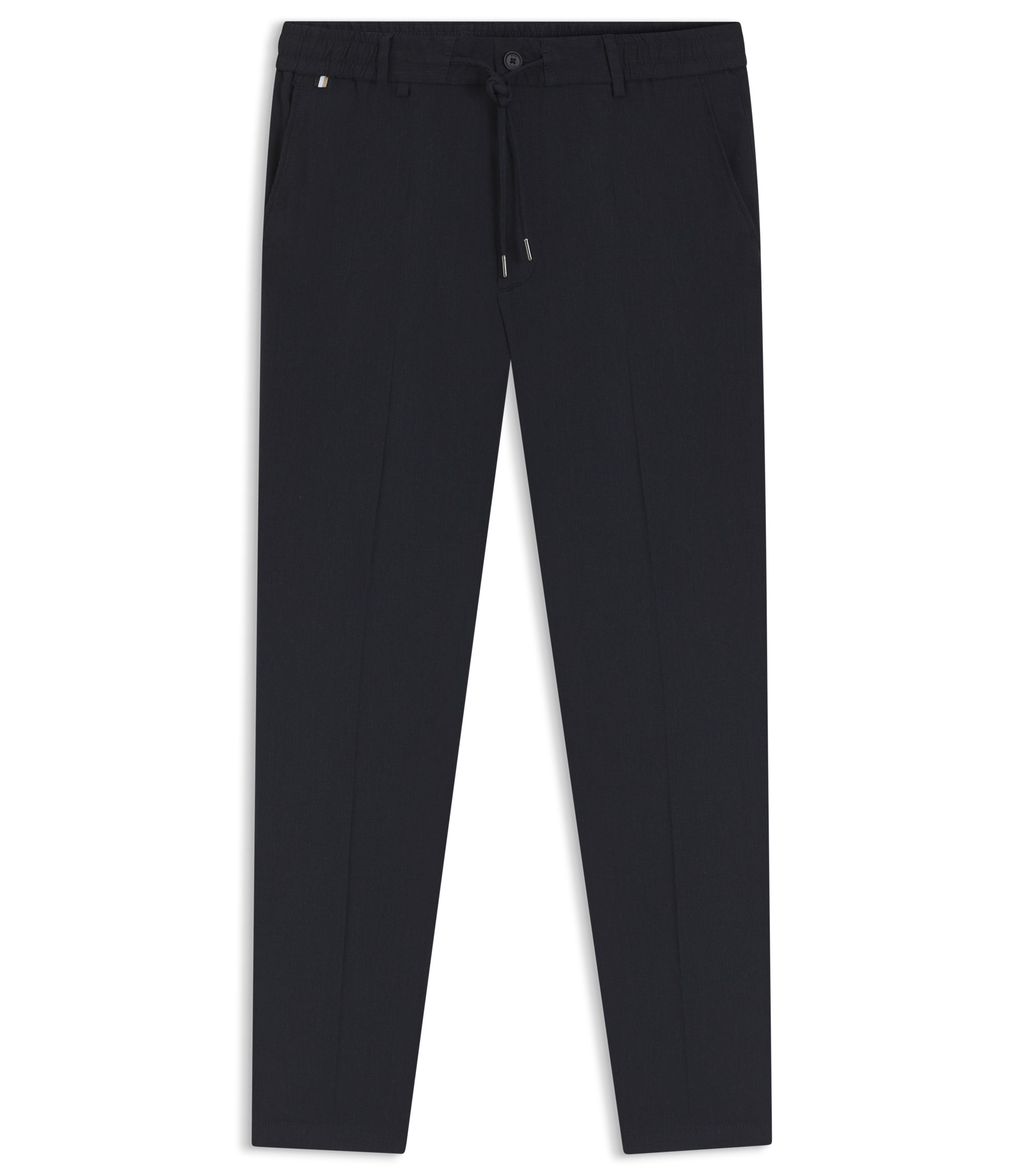 Modern-Fit Hose aus Leinen-Mix