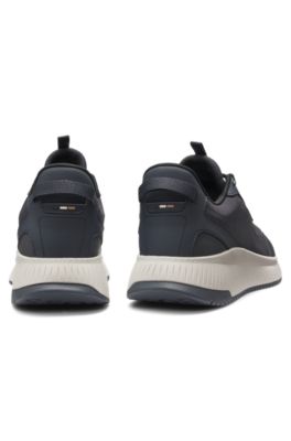 TTNM EVO Sneakers aus strukturiertem Gewebe, Dunkelblau