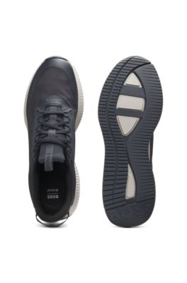 TTNM EVO Sneakers aus strukturiertem Gewebe, Dunkelblau
